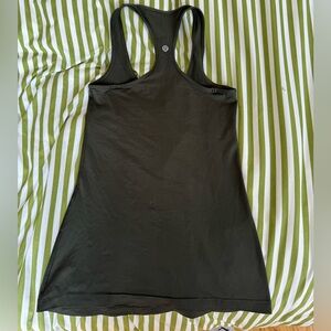 lululemon athletica dark green Racerback Tank Top